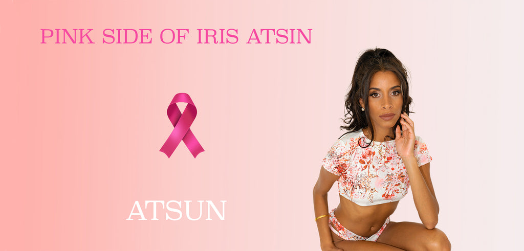 breast cancer month awareness support through our pink floral swimsuits range