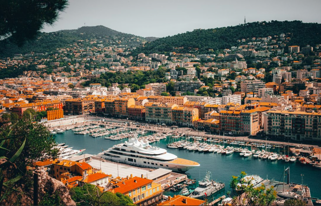 A view of Nice French Riviera